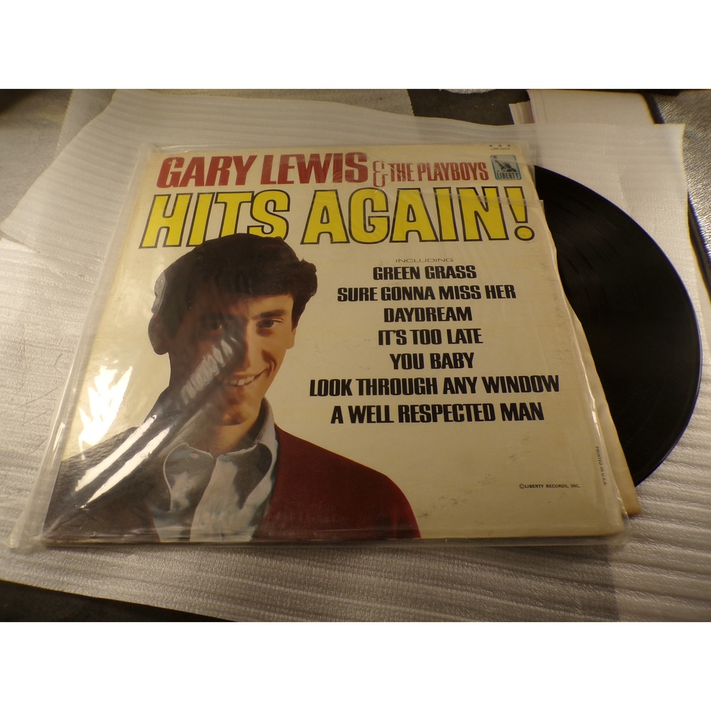 Gary Lewis & The Playboys Hits Again Vinyl LP Mono Liberty LRP3452 1966 Pop Rock